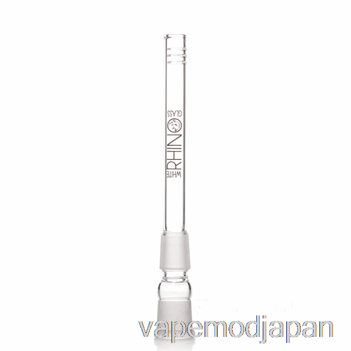 VAPE MOD ホワイト ライノ 19/19 ガラス ダウンステム 5.5 インチ